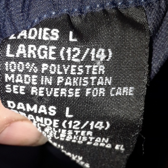 5/25 Athletic Works Navy & White Track Capri Pants - Picture 8 of 8